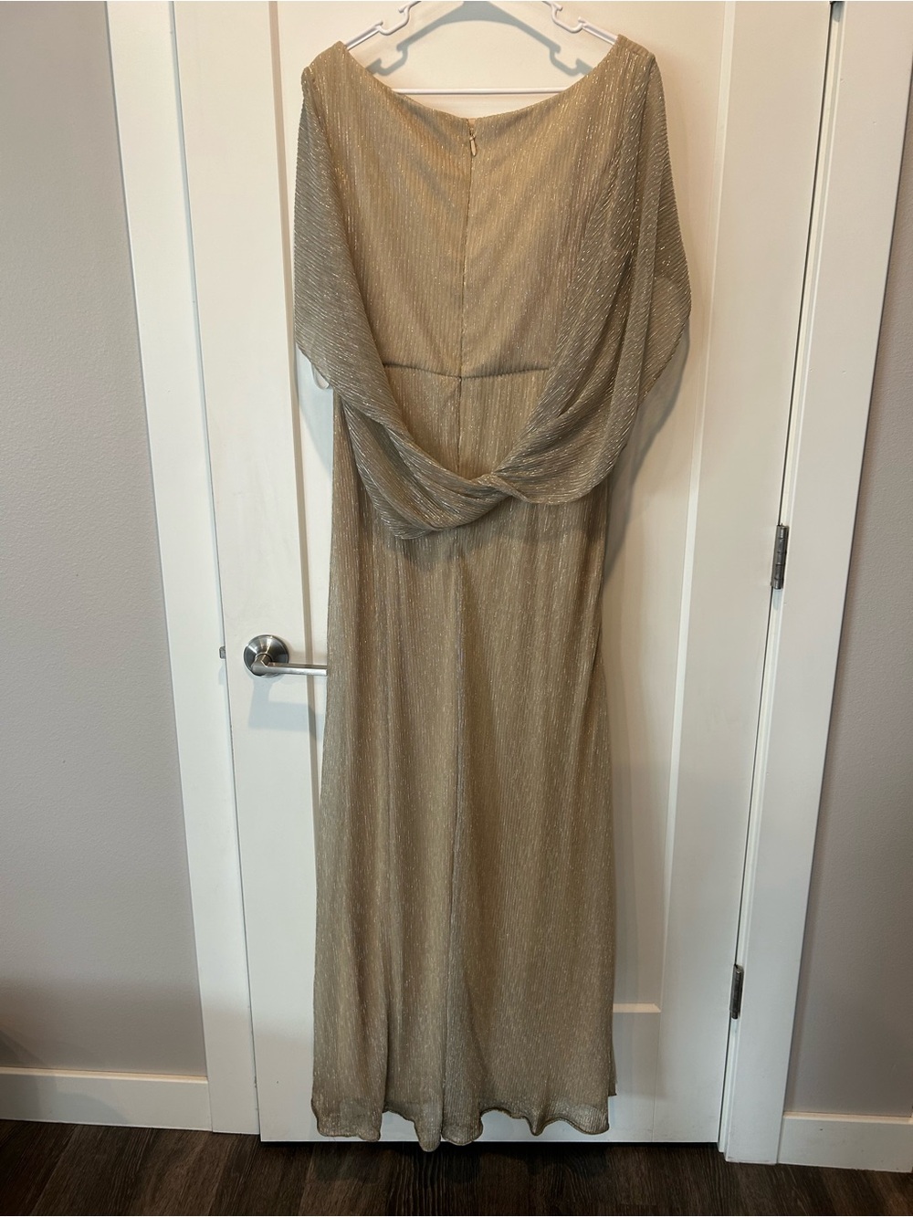 Azazie Paige Gown in Champagne Gold A18 - Picture 11 of 14